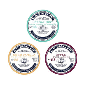 C.O. Bigelow Lip Salve Tin Trio