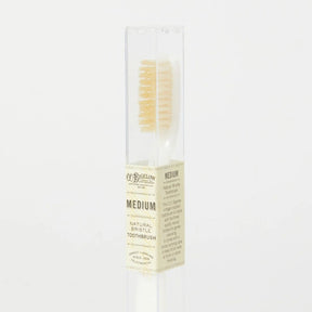 C.O. Bigelow Natural Bristle Toothbrush - Ivory Effect