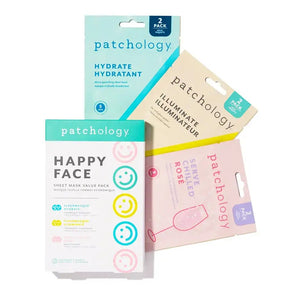 Patchology Happy Face Sheet Mask Kit