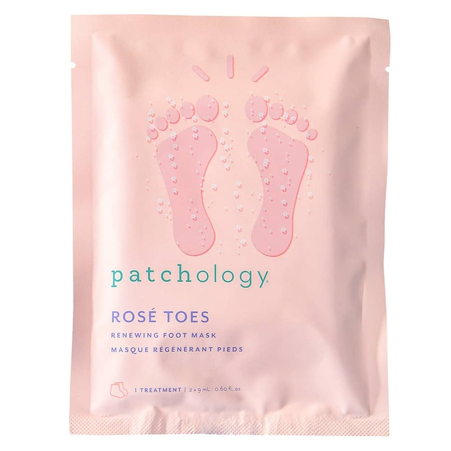 Patchology Rosé Toes Renewing Foot Mask