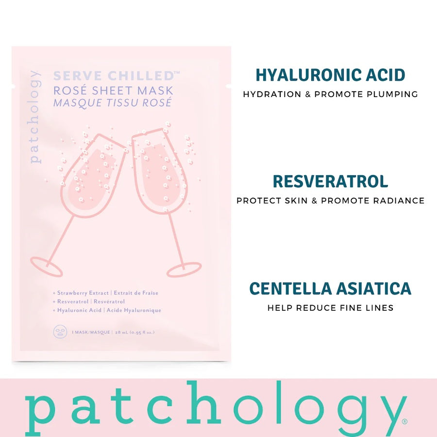 Patchology Serve Chilled Rosé Sheet Mask