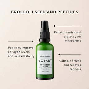 VOTARY Super Seed Serum, Broccoli Seed & Peptides